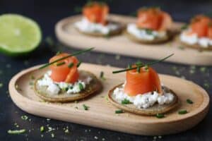 recette blinis saumon ig bas