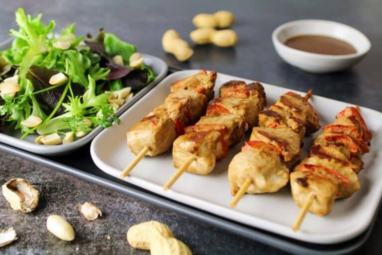 Brochettes de poulet thaï ig bas