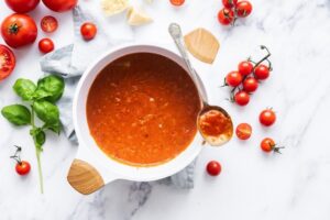 Sauce marinara à faible indice glycémique