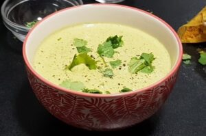 Soupe courgettes coco curry à ig bas